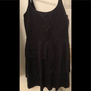 Halara Large black dress never worn with tags